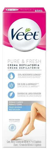 Veet - Creme Depilatório Para Pele Delicada 100ml