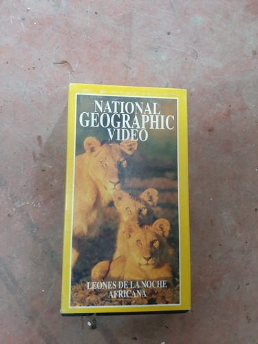 National Geographic Video Leones De La Noche Africana Vhs