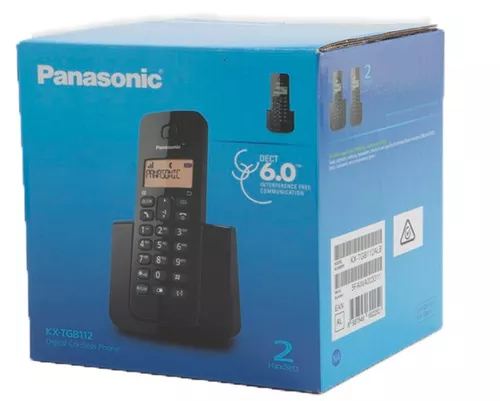 Set de 2 teléfonos inalámbricos Panasonic KX-TGB112MEB