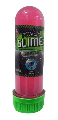 Slime Power Glitter Con Sorpresa Y Aroma Frutal  Chikitos