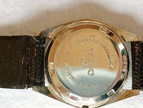 Reloj Omega Mujer Cuarzo Malla Cartier De Vivora Negro Plateado (Usado)