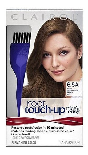 Clairol Nice 'n Easy Root Touch-up, 6.5a Brown Más Claro,