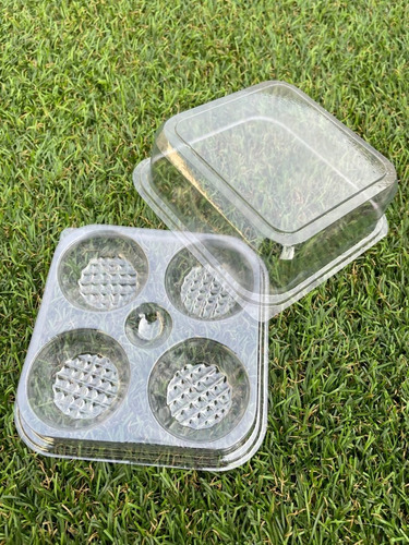 Imagem 4 de 4 de Embalagem Para 4 Docinhos E Brigadeiros 50 Unidades