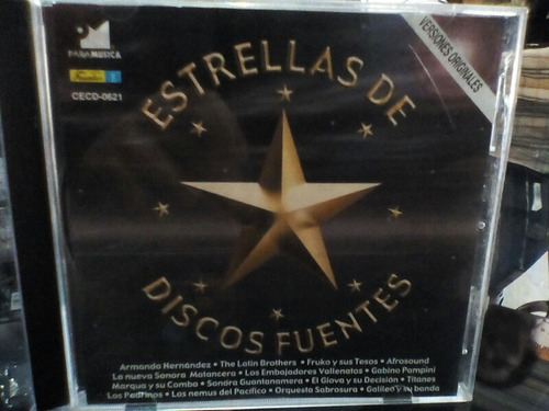 Cd Estrellas De Discos Fuentes Varios Sonidero Cumbia Salsa (Usado)