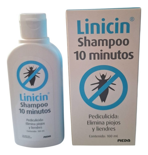 Shampoo Linicin Líquido Para Tratamiento De Piojos 100 Ml