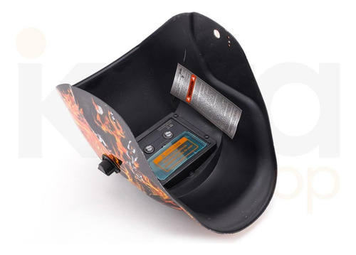 Careta Electrónica Soldar Uso Industrial Skull Adir 6711 Color Negro