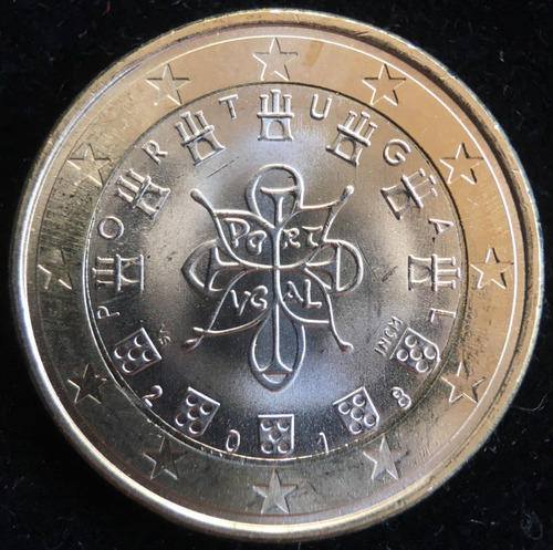 Portugal, Euro, 2018. Sin Circular