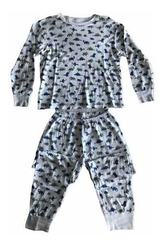Pijama Pj Baby Cottons Dinosaurios T10 + 2 Calzoncillos Dino