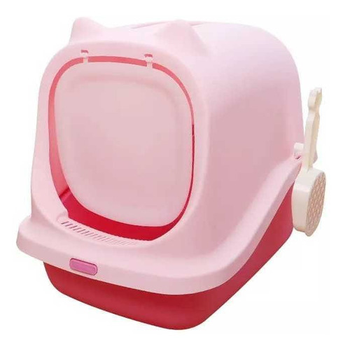 Caja De Arena Para Gatos Plegable Semi Cerrada Sanitaria 