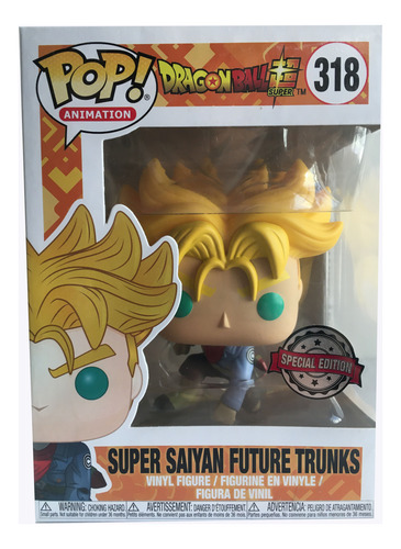 Funko Pop Animation Dragon Ball Super Trunks Super Saiyan