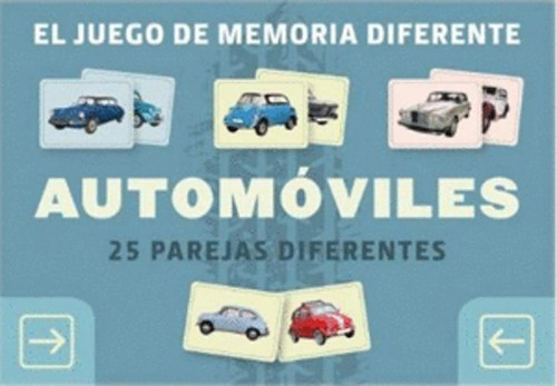 Libro Juego De Memoria Diferente Automoviles