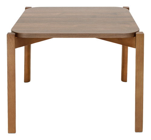 Mesa Lateral Cuadrada 50 19602 Palu Color Nogal