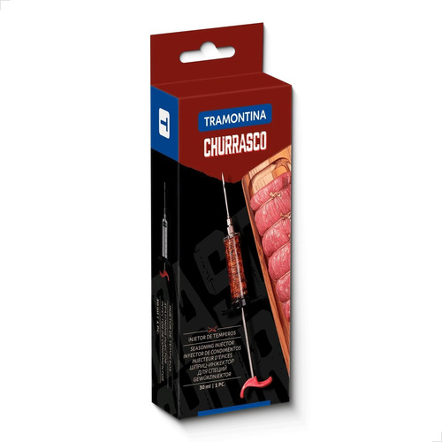 Inyector de Jeringa para Carne Mixto de Acero Inoxidable Tramontina