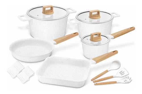 Imagen 1 de 9 de Set Cooklover De Ollas Y Sartenes, Antiadherente, 13piezas