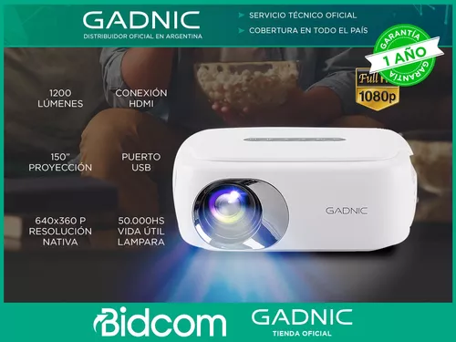 Pantalla Proyector Gadnic 100 + Tripode – Durtom