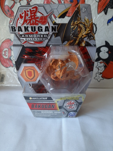 Figura De Bakugan Auxillataur Dorado,armored Alliance.