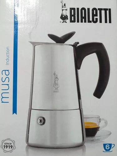 Cafetera Express Kitty Acero Inox Bialetti 6 Tazas - Bazar Del Cocinero