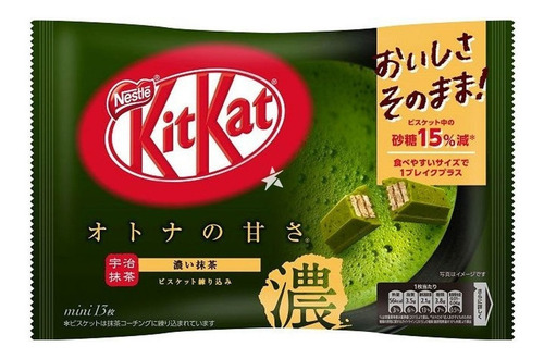 Imagen 1 de 1 de Kit Kat Japones Otona No Amasa Koi Matcha, 126.1g