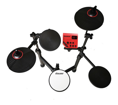 Imagen 3 de 10 de Bateria Electronica Carlsbro 3 Drums Pedales Club100 Midi
