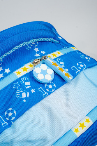 Mochila Fw Fun World Fanatic Escolar 17'' 43x14x31 Cm Color Celeste