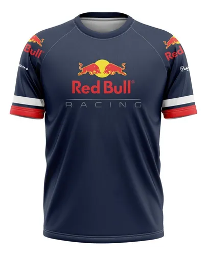 Camisa F1 Redbull Azul Camiseta Corrida Esporte Ciclismo Dry