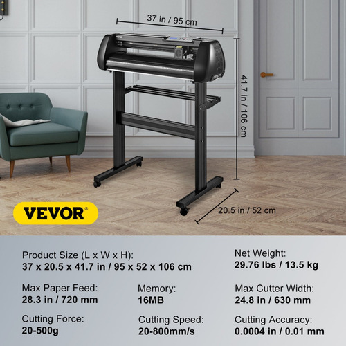 Cortador De Vinil Plotter D Vinilo Profesional Letrero 72 Cm
