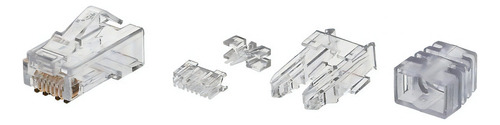 Plug Rj45 Categoria 6 Cat6 Para Utp Por Pieza Panduit SP688-C