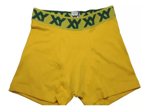 Boxer Xy Liso 1387 Algodon Lycra X Unidad Color A Eleccion 