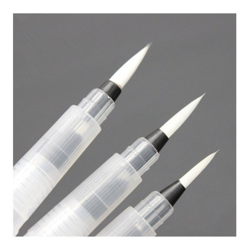 Imagen 3 de 9 de Set Por 3 Pinceles Rellenable Para Acuarelas