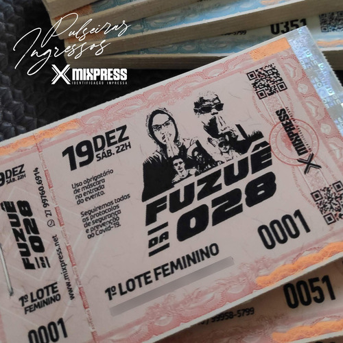 Imagem 3 de 6 de Ingresso Impressão P&b Simples . 1000 Unids