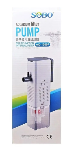 Filtro Interno Sobo 1500l/h Acuario Aq-1500f - Aquarift