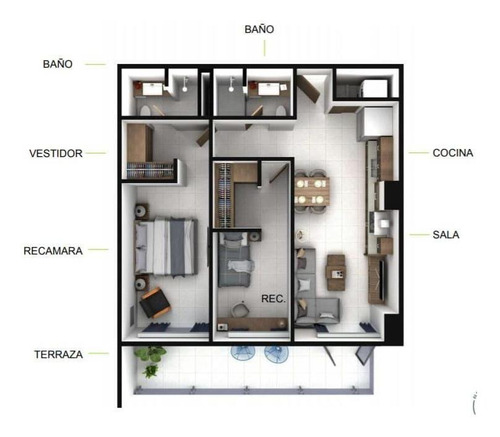 Imagen 9 de 15 de Pre-venta Departamento, Linda Vista Por Miguel Aleman