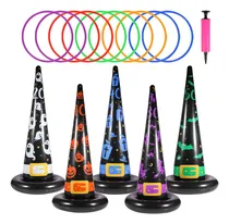 Comprar Juego De Anillos Para Halloween, Sombreros Inflables Y Bomba