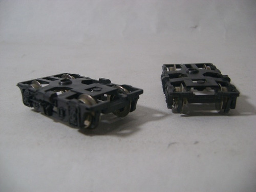 Imagen 4 de 10 de Nico 2 Boguies Pasajeros 2 Ejes C/ R Metal Rivar H0 (rbh 04)