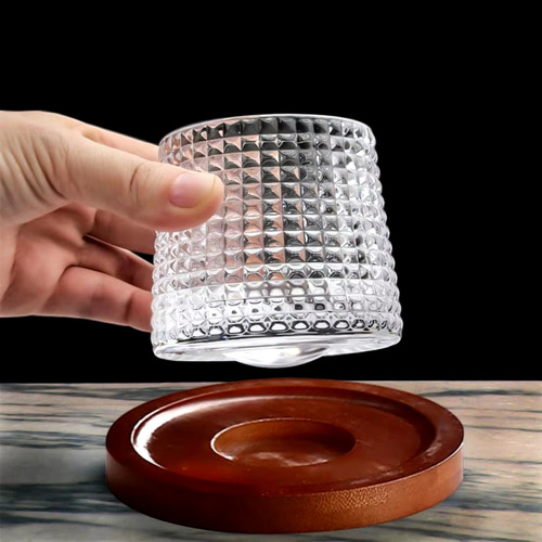 Copo Tuut Escuro Giratório 180ml Para Whisky E Bebidas+ Base Cor Transparente
