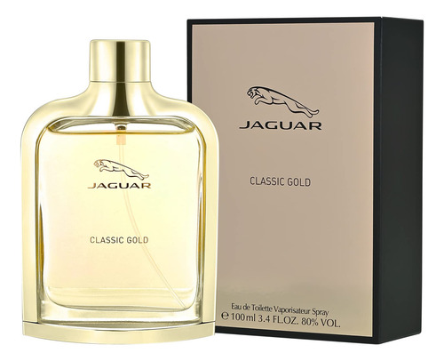 Perfume Jaguar Classic Gold Eau De Toilette 100 Ml Para Homb