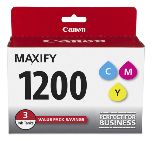 Canon Maxify Pgi- Paquete De Tinta De 3 Colores, Multicolor