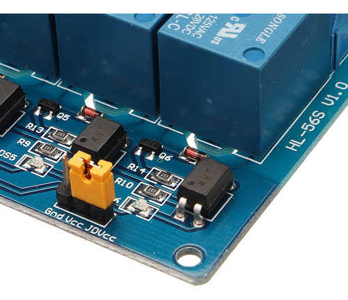 Modulo Relay Rele 6 Canales Optoacoplado 12v Low Bajo Nivel