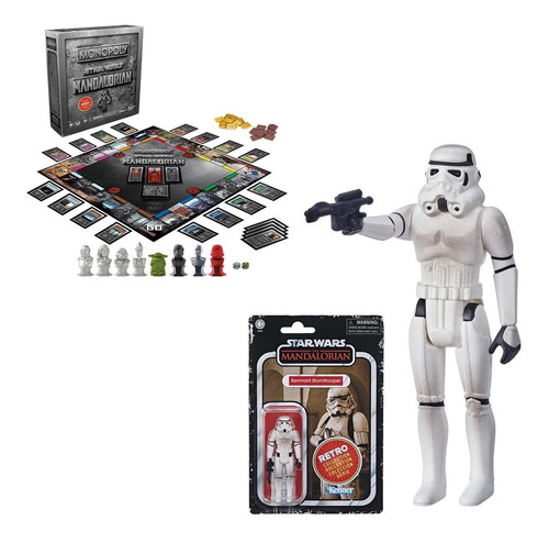 Juego De Mesa Monopoly The Mandalorian Con Stormtrooper Retr (Usado)