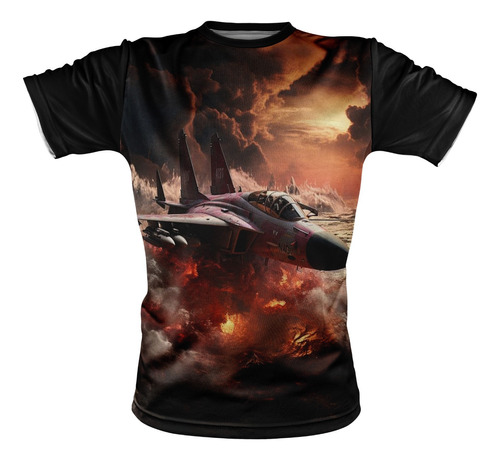 Playera Hombre Topgun Maverick Aviones Película Full Print 