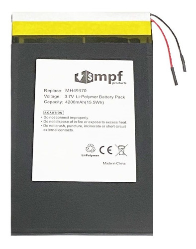 Mpf Products Bateria Repuesto Mah Para Rca Tablet