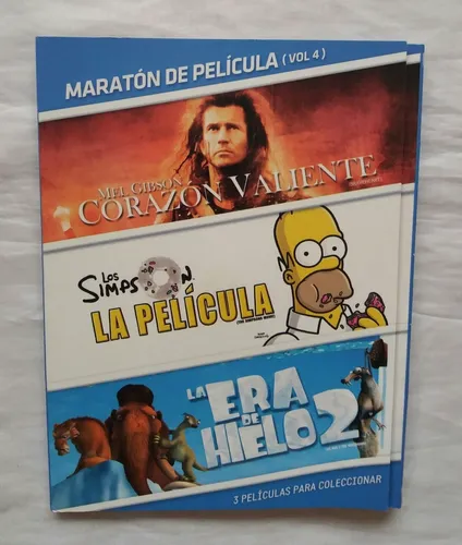 comprar Corazon Valiente Los Simpsons La Era De Hielo 2 Dvd Original