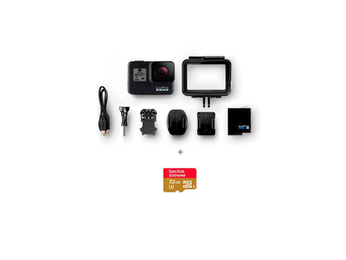 Cámara Gopro Hero7 Black Edition + Memoria Microsd Sandisk