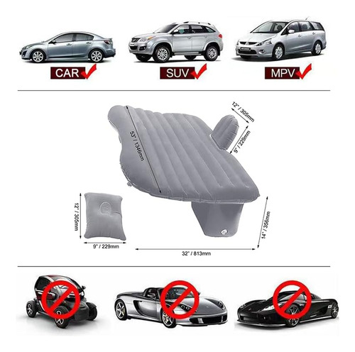 Set De Cama Aérea Multifuncional De Sondpex En El Automóvil