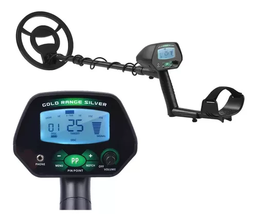 Detector de Metales de Alta Sensibilidad Display LCD Disco Resistente al  Agua + Pala y Rastrillo, oferta LOi.