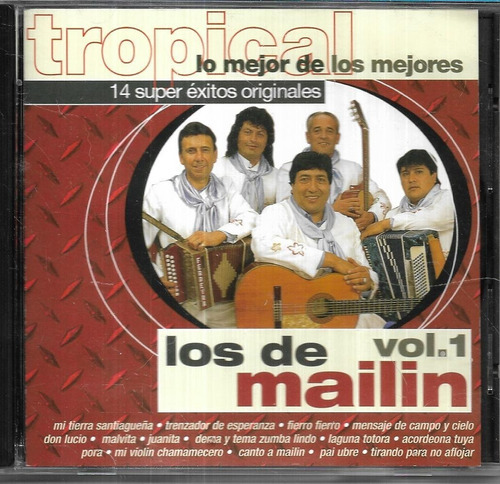 Los De Mailin Album 14 Super Exitos Originales Vol.1 Cd Nu 