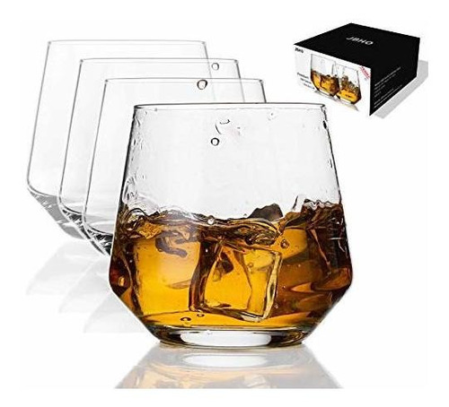 Vasos De Whisky - Jbho Vasos De Whisky Duraderos Juego De 4 