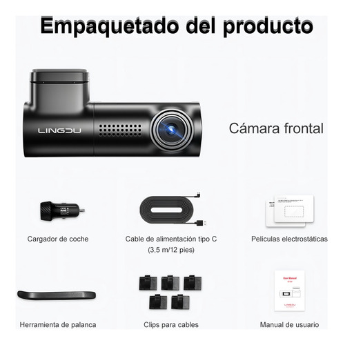 Dashcam Hp 2160p 150° 0.96' 4k Wifi6 Visión Noctur G-sensor