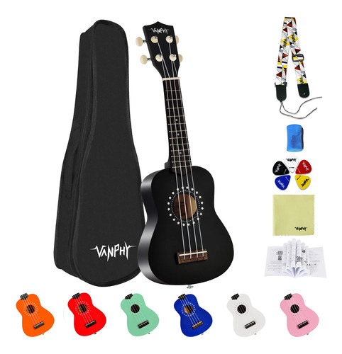 Vanphy Ukelele Soprano Para Ninos Principiantes Con Bolsa De