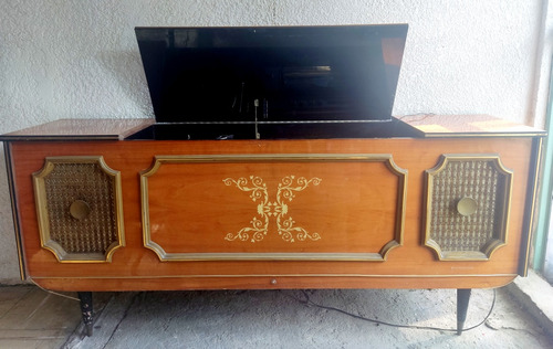 Mueble Consola Tocadiscos Sears Silverstone 